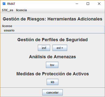RMAT (Risk Management Additional Tools)